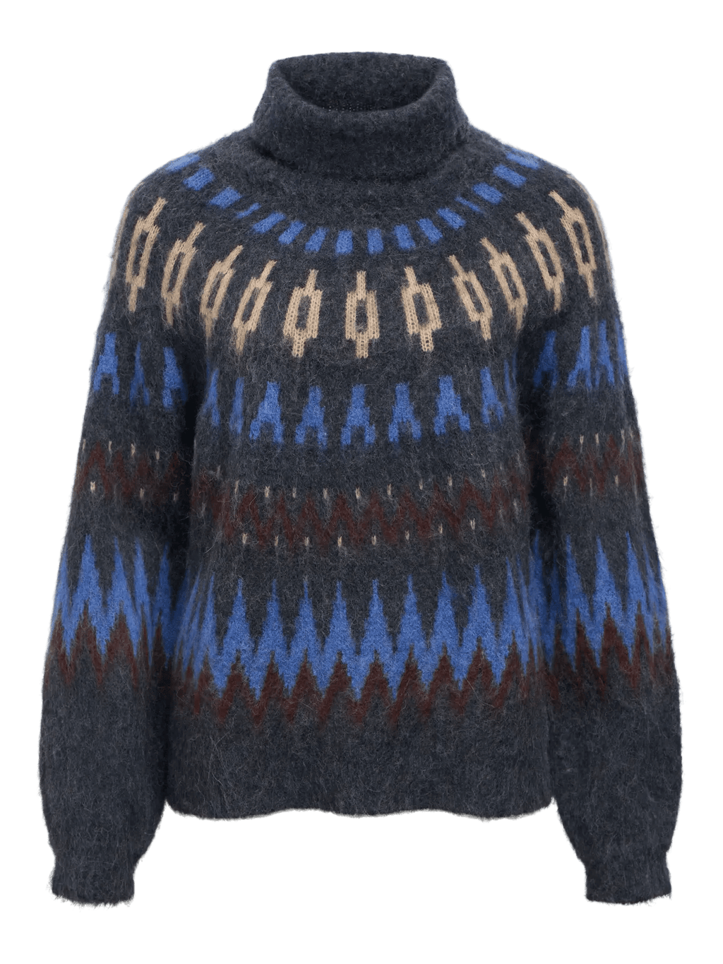 picture of Object Jaade Diana Pullover - Sky Captain - Number Two - womens - fashion - clothing - Object 5