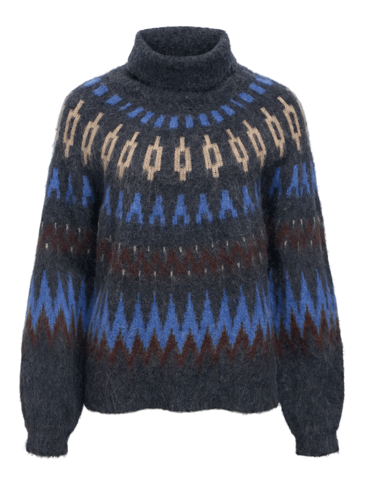 picture of Object Jaade Diana Pullover - Sky Captain - Number Two - womens - fashion - clothing - Object 5