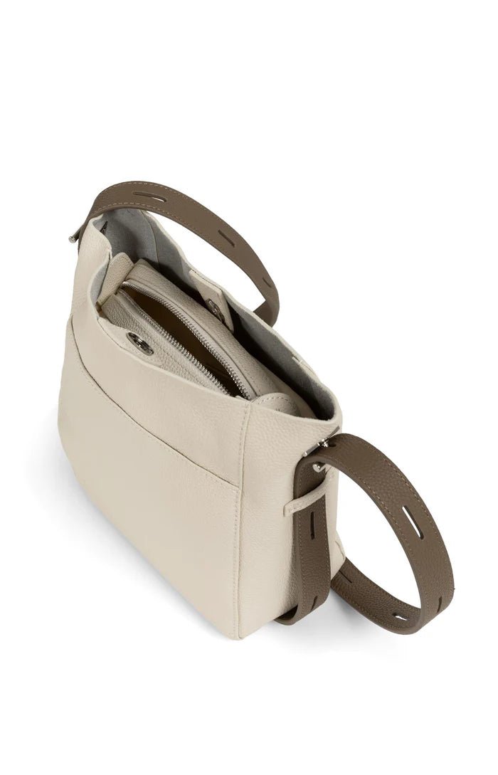 picture of Yaya Leather Shoulder Bag Detachable Pouch - Kit Beige - Number Two - womens - fashion - accessories - Yaya 4