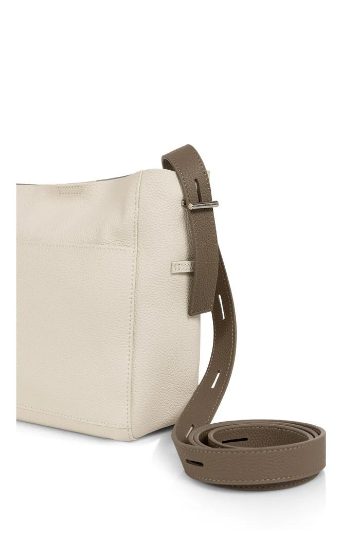 picture of Yaya Leather Shoulder Bag Detachable Pouch - Kit Beige - Number Two - womens - fashion - accessories - Yaya 3
