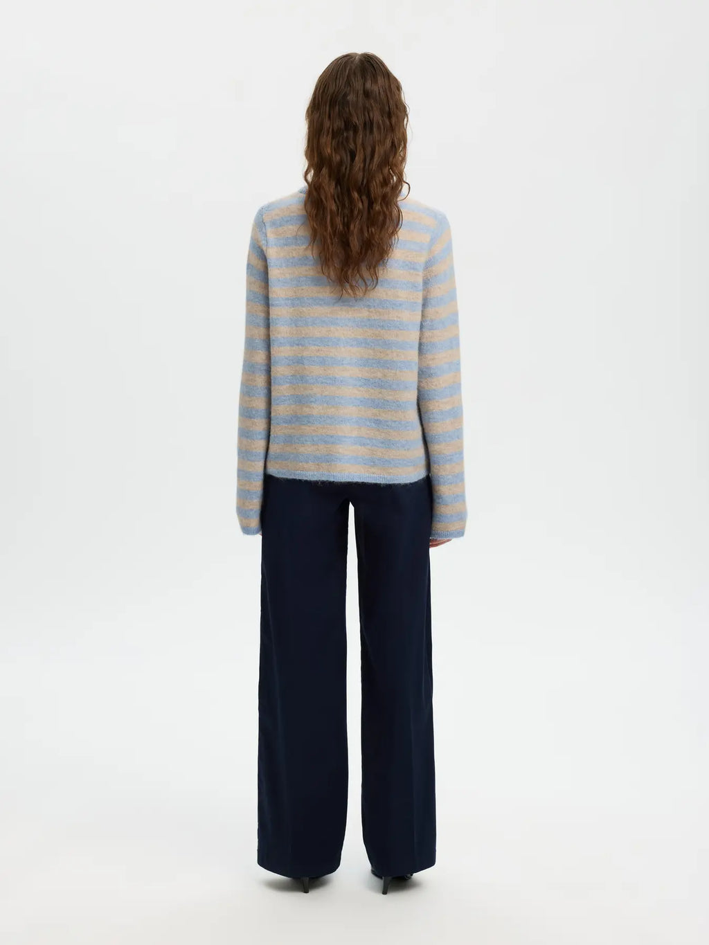 picture of Selected Lulu New LS Cardigan - Cashmere Blue/Birch - Number Two - womens - fashion - clothing - Selected Femme 5