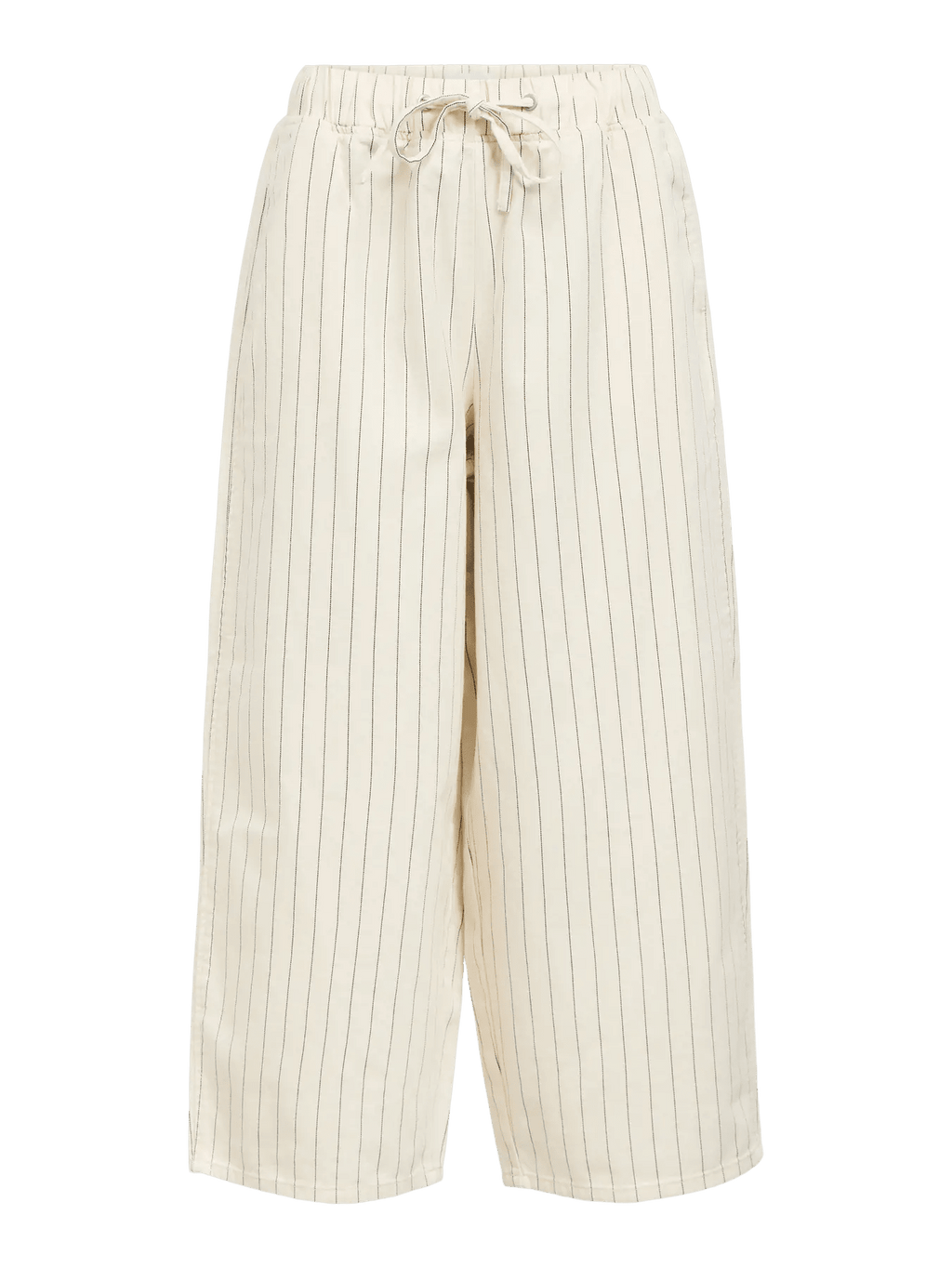picture of Object Cally Stripe Trouser - Birch/Black - Number Two - womens - fashion - clothing - Object 5