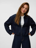 Aware Berry Bomber Denim Jacket - Dark Blue