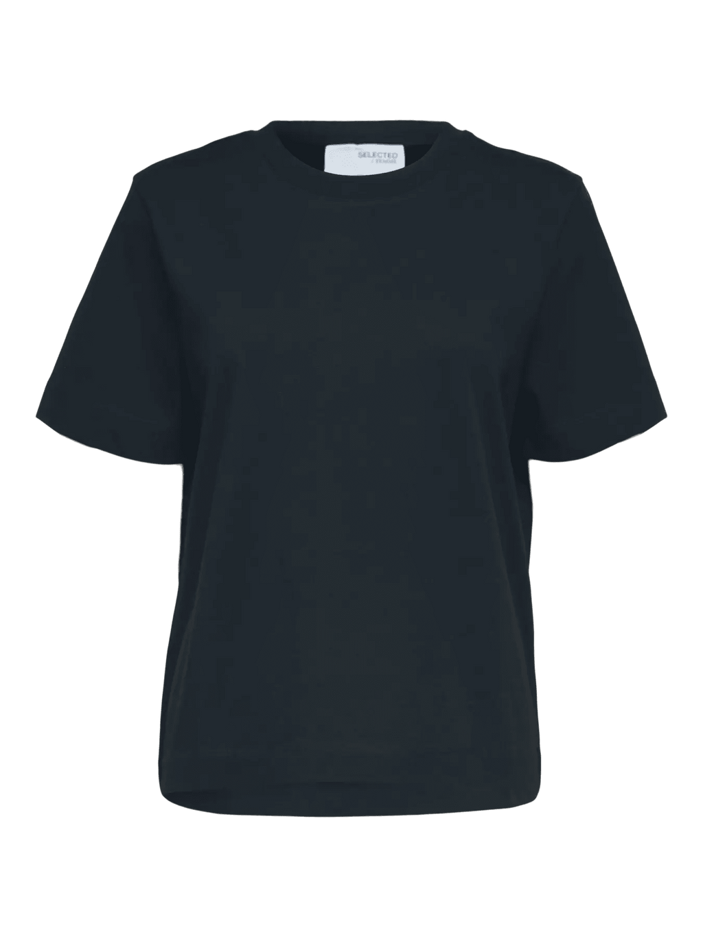 picture of Selected Femme Essential SS Boxy Tee - Dark Sapphire - Number Two - womens - fashion - clothing - Selected Femme 1