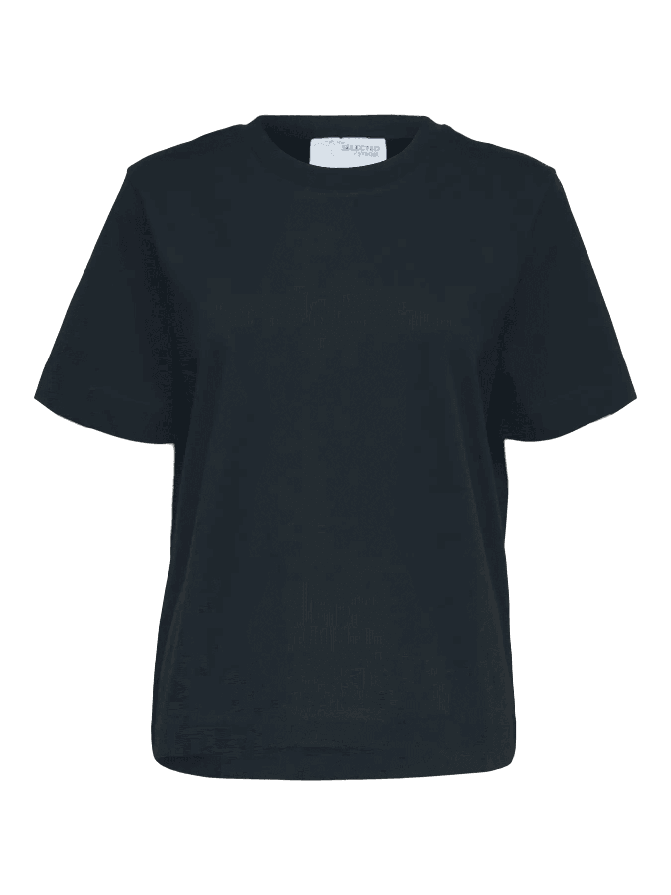 picture of Selected Femme Essential SS Boxy Tee - Dark Sapphire - Number Two - womens - fashion - clothing - Selected Femme 1