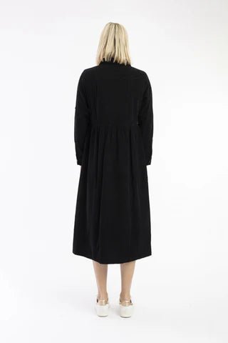 picture of Orientique Collar Dress Cord - Black - Number Two - womens - fashion - clothing - Orientique 3
