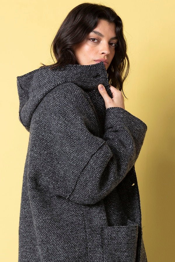picture of Oska 507 Coat - Black Salt & Pepper - Number Two - womens - fashion - clothing - Oska 2