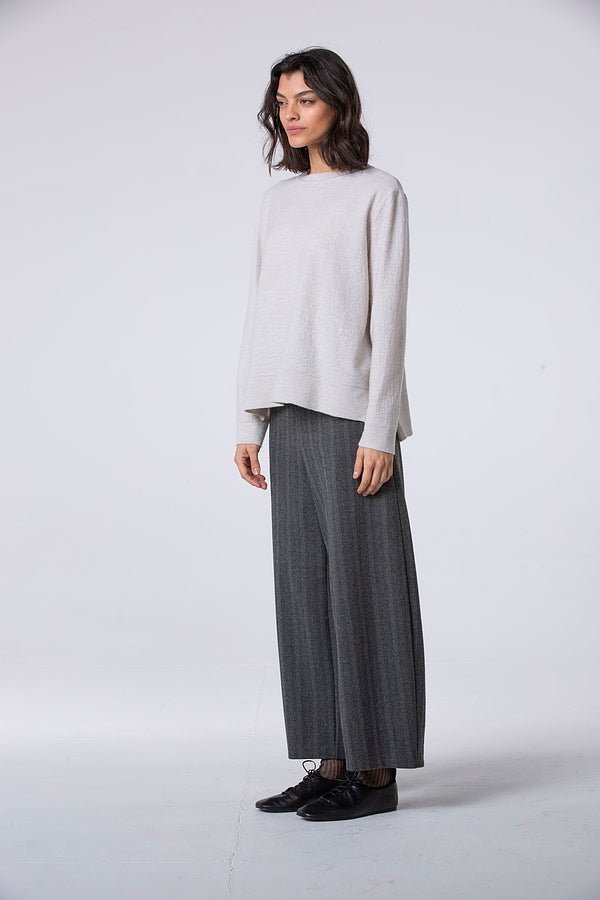 picture of Oska 537 Trousers Jacquard Jersey - Mouse - Number Two - womens - fashion - clothing - Oska 4