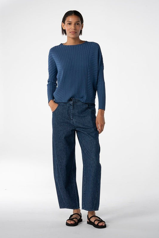 picture of Oska 618 Wash Trousers - Denim - Number Two - womens - fashion - clothing - Oska 1