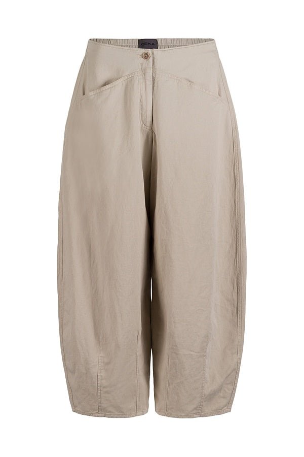 picture of Oska 630 Linen Trousers - Nettle - Number Two - womens - fashion - clothing - Oska 2
