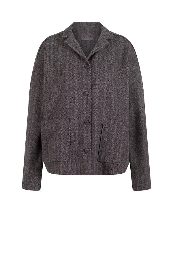 picture of Oska 519 Jacket - Mouse Twill - Number Two - womens - fashion - clothing - Oska 4