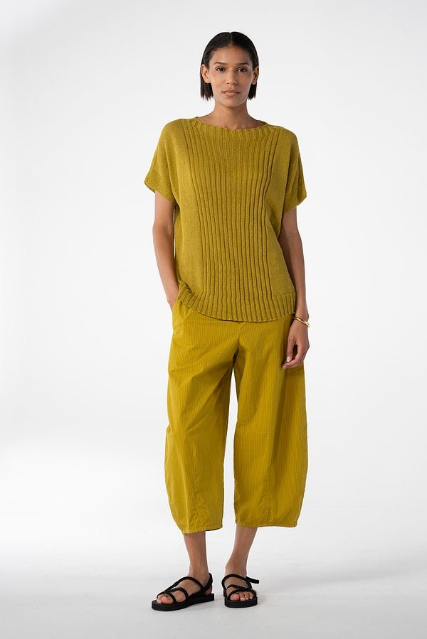 picture of Oska 639 Trousers Cotton - Nugget/Yellow Stripe - Number Two - womens - fashion - clothing - Oska 2