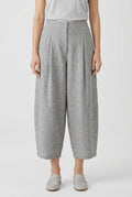 picture of Oska 643 Linen Pinstripe Trousers - Nettle - Number Two - womens - fashion - clothing - Oska 1