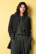 picture of Oska 513 Jacket Cord - Navy - Number Two - womens - fashion - ethical - clothing - Oska