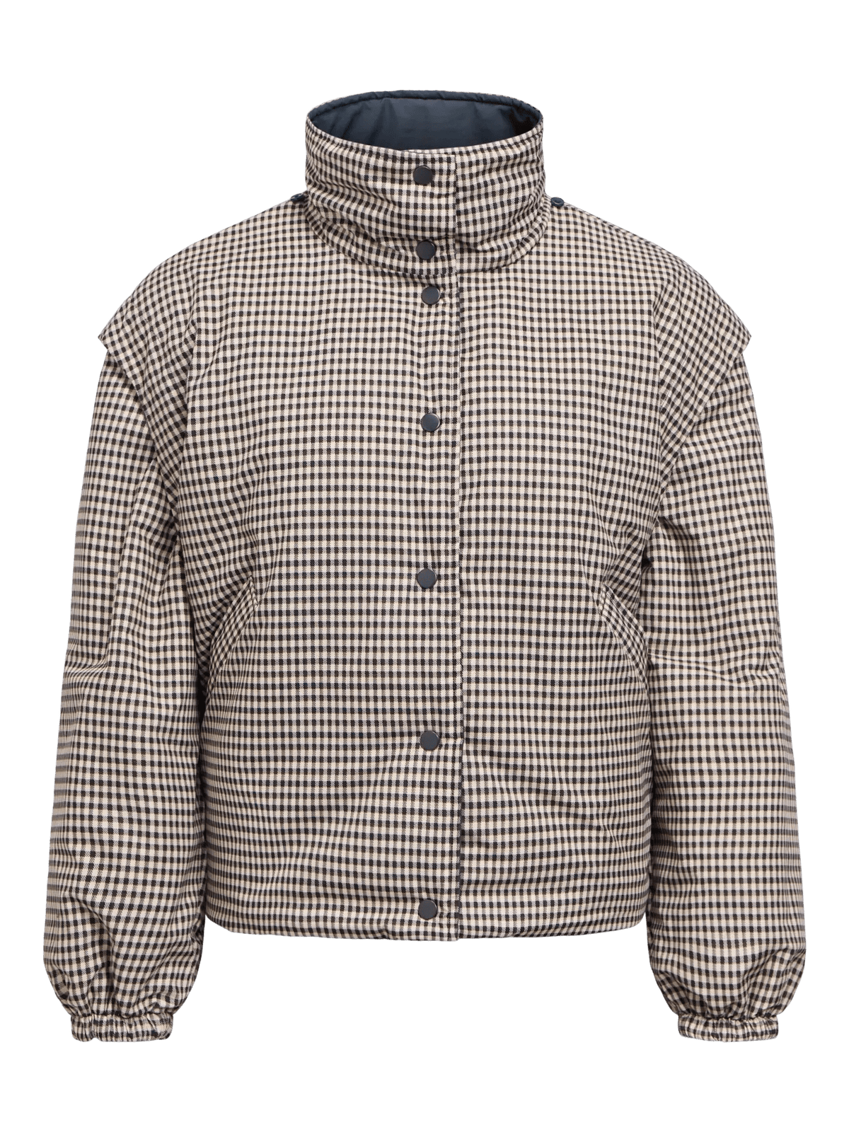 picture of Object TIMA Short Reversible Jacket - Raven/Macademia - Number Two - womens - fashion - clothing - Object 7