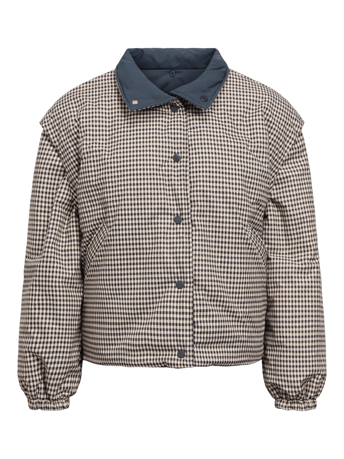 picture of Object TIMA Short Reversible Jacket - Raven/Macademia - Number Two - womens - fashion - clothing - Object 6