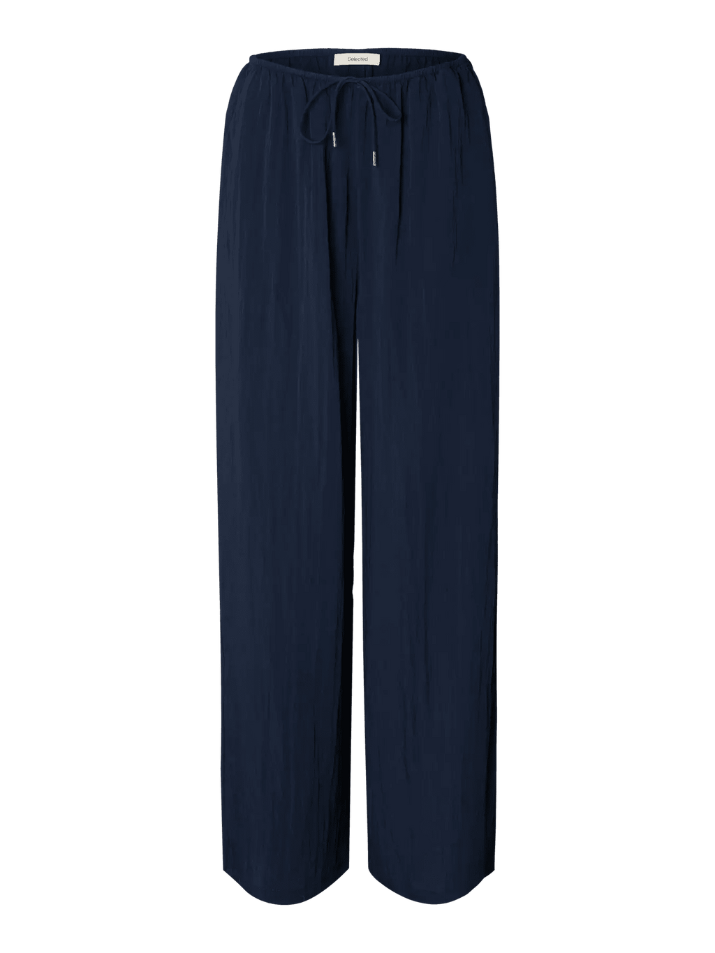 picture of Selected Fiona Wide String Trousers - Dark Sapphire - Number Two - womens - fashion - clothing - Selected Femme 6
