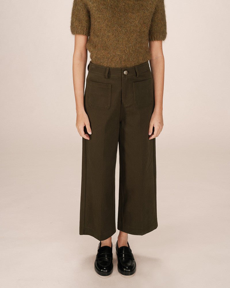 picture of Grace & Mila Sole Trouser - Forest Green - Number Two - womens - fashion - clothing - Grace & Mila 2