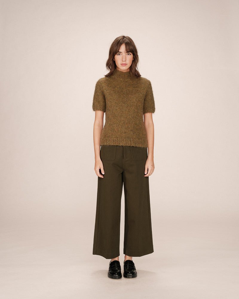 picture of Grace & Mila Sole Trouser - Forest Green - Number Two - womens - fashion - clothing - Grace & Mila 3