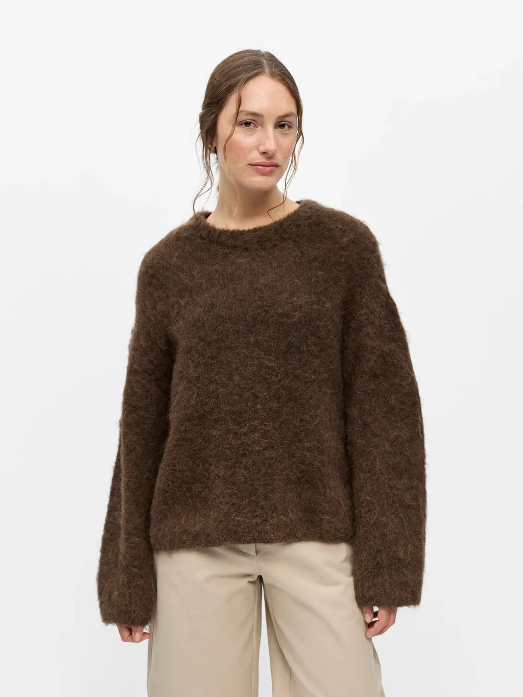 picture of Object Harry Pullover - Carafe Melange - Number Two - womens - fashion - clothing - Object 1