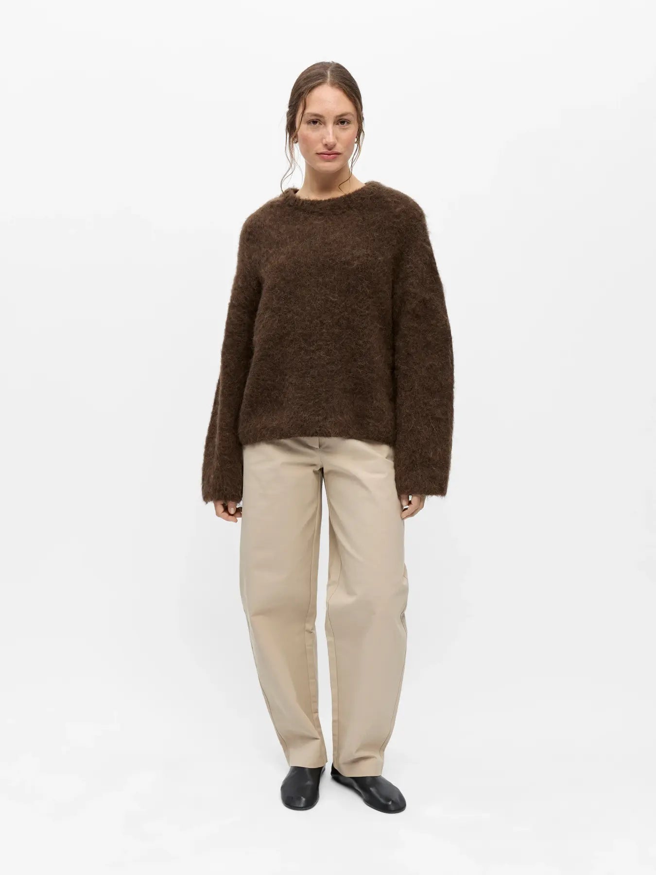 picture of Object Harry Pullover - Carafe Melange - Number Two - womens - fashion - clothing - Object 3