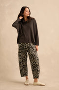 picture of Sahara Luxe Viscose Jersey Cowl Neck Top - Slate - Number Two - womens - fashion - clothing - Sahara 1