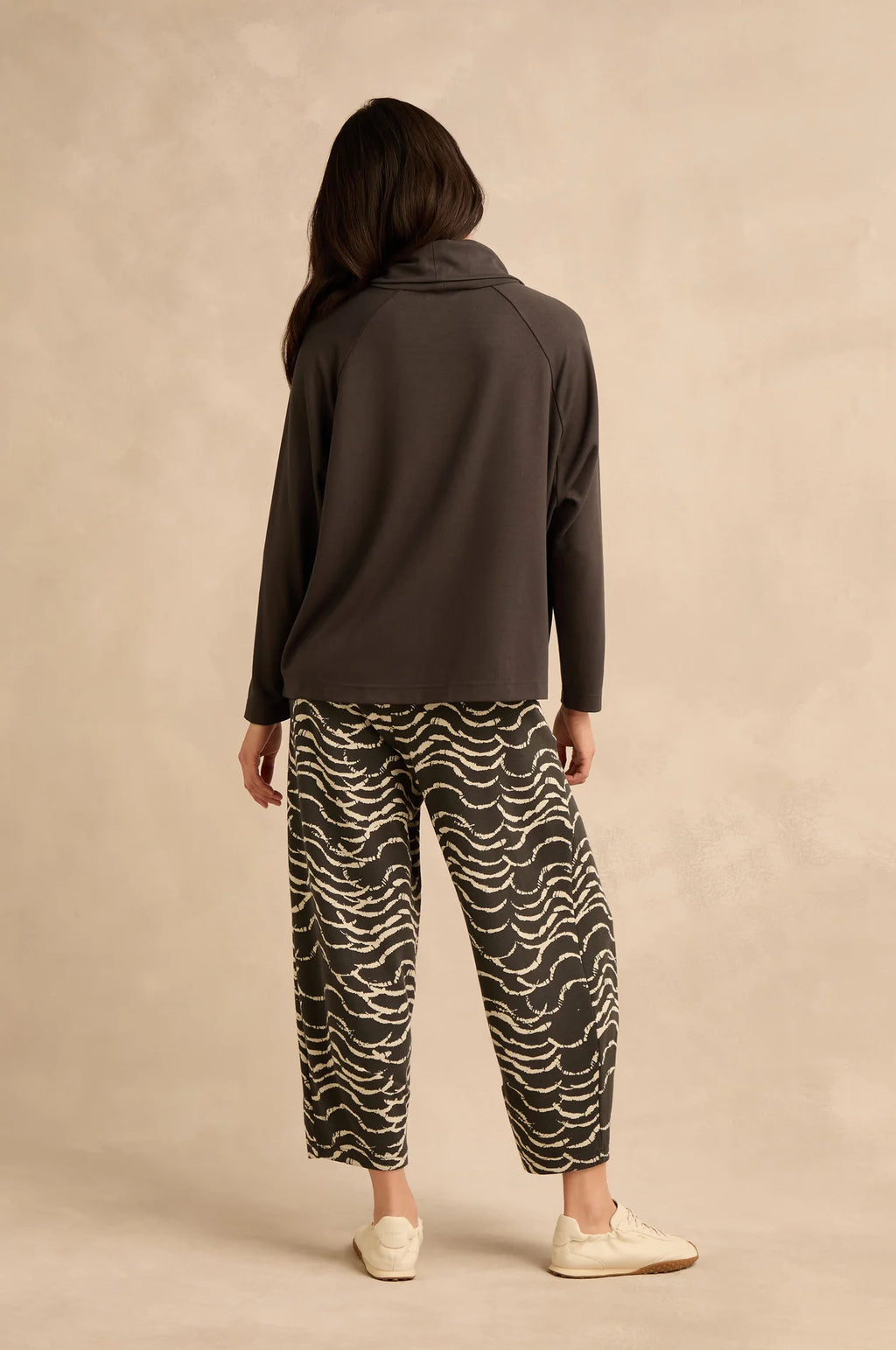 picture of Sahara Luxe Viscose Jersey Cowl Neck Top - Slate - Number Two - womens - fashion - clothing - Sahara 3