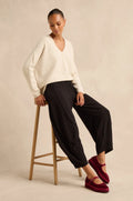 picture of Sahara Fluid Crepe Bubble Trouser - Black - Number Two - womens - fashion - clothing - Sahara 1