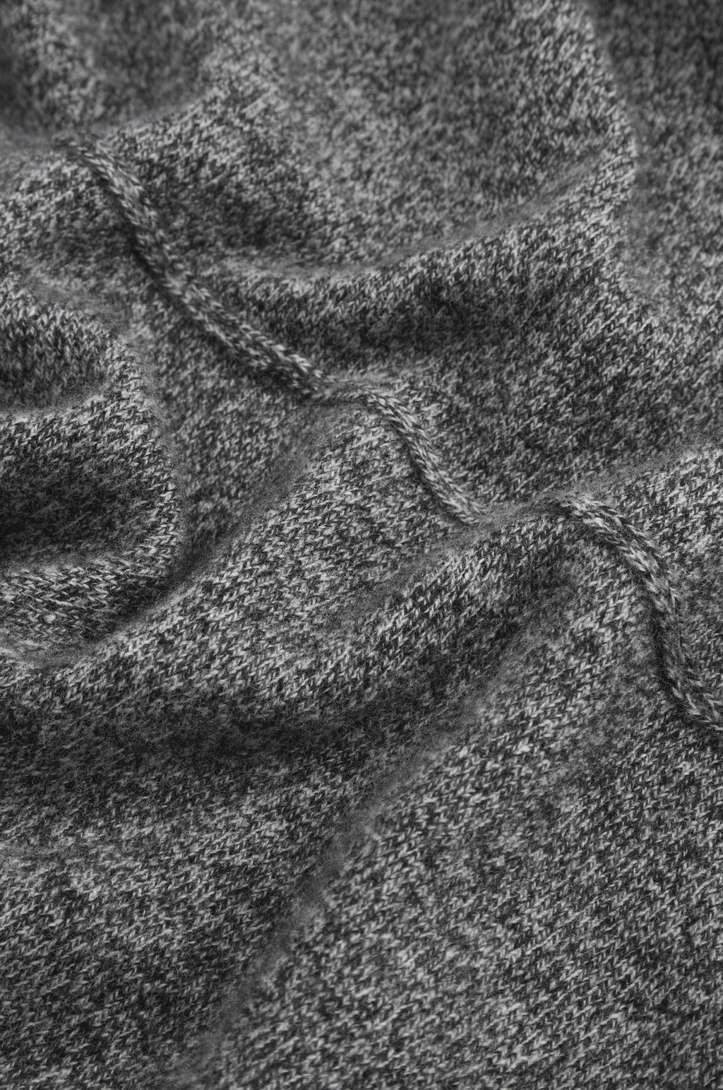 picture of Sahara Merino Wool Cowl-Neck Jumper - Black/White - Number Two - womens - fashion - clothing - Sahara 5
