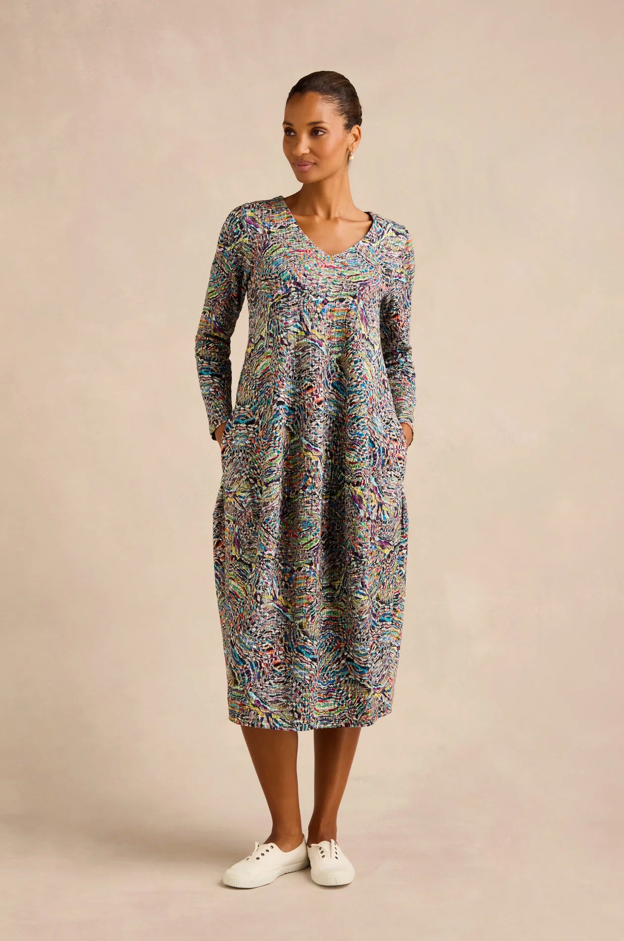 picture of Sahara Prism Jersey Bubble Dress - Multi - Number Two - womens - fashion - clothing - Sahara 1