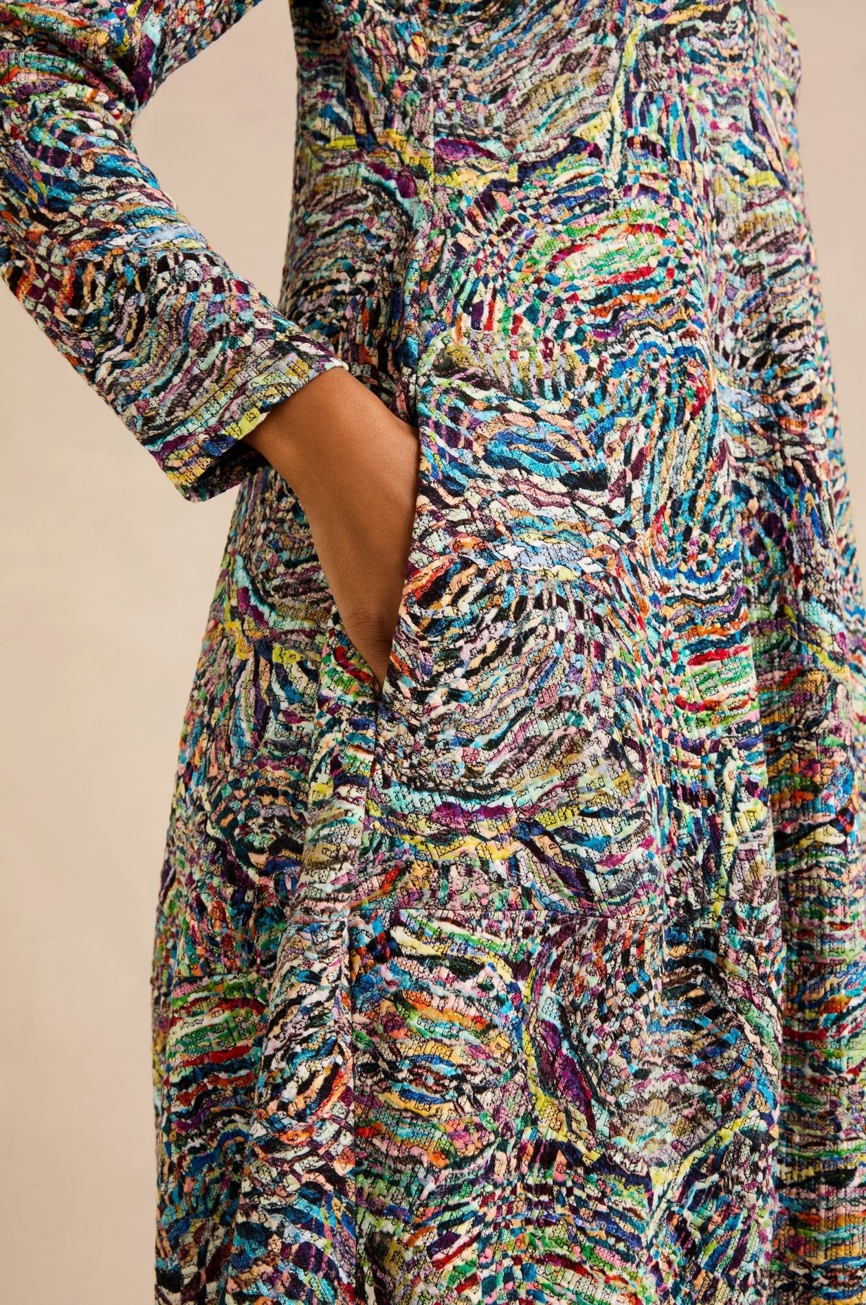 picture of Sahara Prism Jersey Bubble Dress - Multi - Number Two - womens - fashion - clothing - Sahara 3