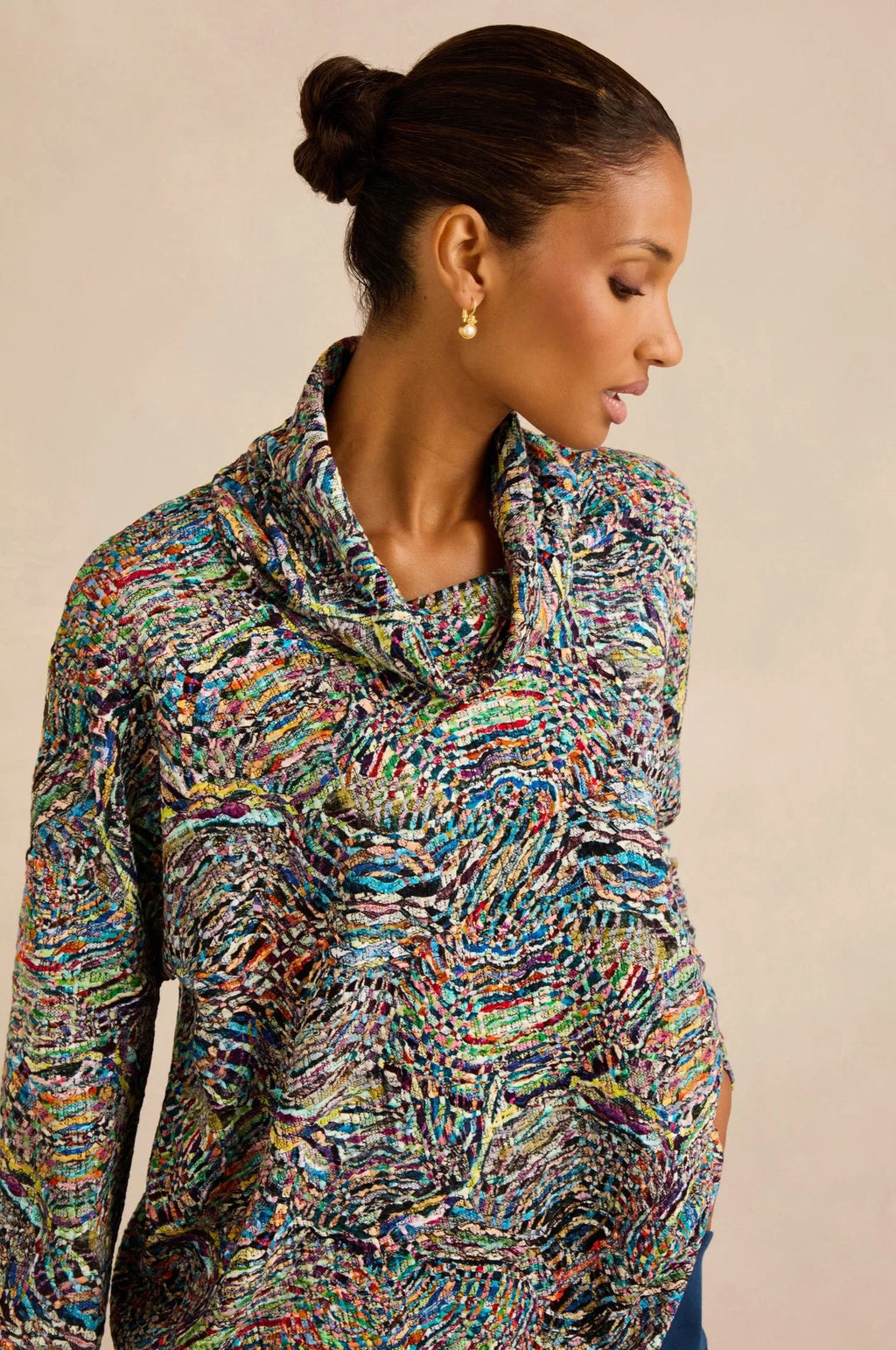 picture of Sahara Prism Jersey Top - Multi - Number Two - womens - fashion - clothing - Sahara 1
