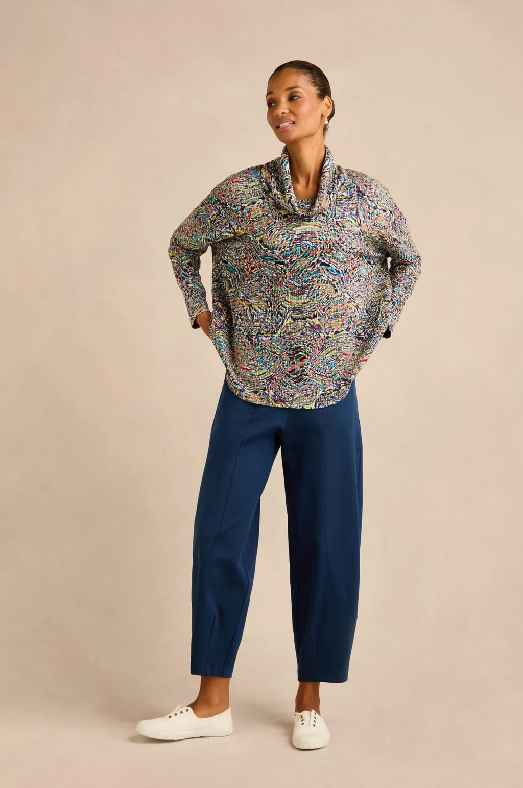 picture of Sahara Prism Jersey Top - Multi - Number Two - womens - fashion - clothing - Sahara 3