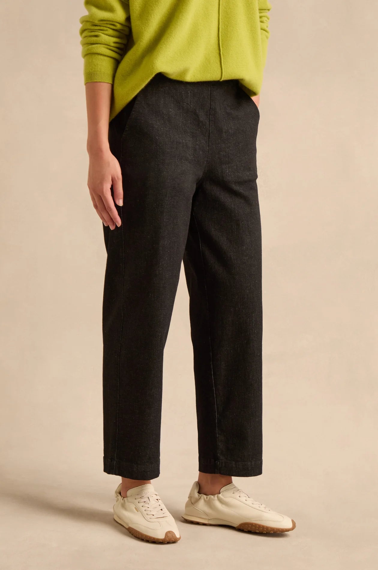 picture of Sahara Stretch Denim Straight Trouser - Black - Number Two - womens - fashion - clothing - Sahara 2