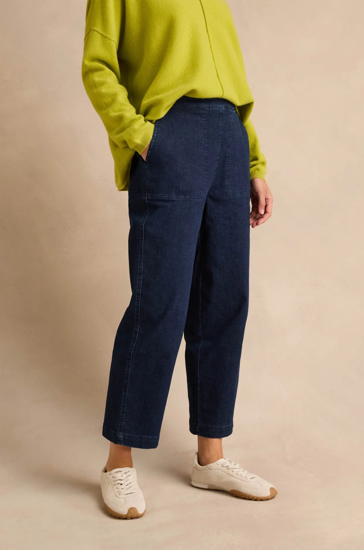 picture of Sahara Stretch Denim Straight Trouser - Denim - Number Two - womens - fashion - clothing - Sahara 3