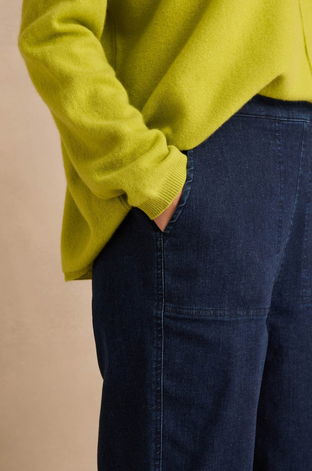 picture of Sahara Stretch Denim Straight Trouser - Denim - Number Two - womens - fashion - clothing - Sahara 4