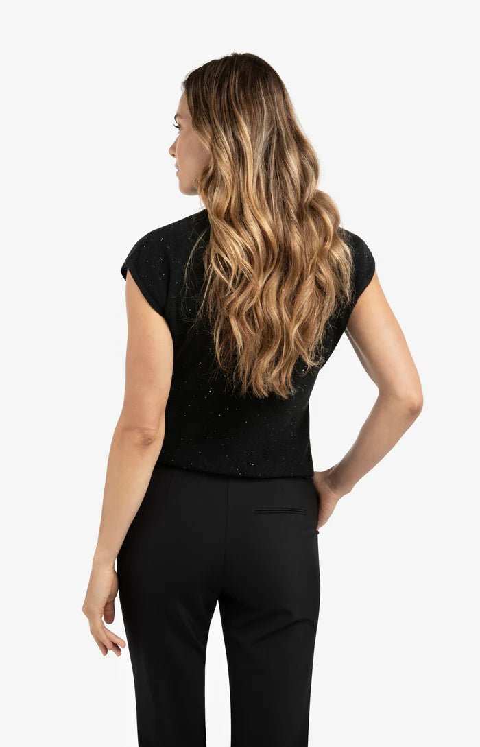 picture of Yaya Sleeveless Sweater with Knot Detail & Sequins - Number Two - womens - fashion - clothing - Yaya 6
