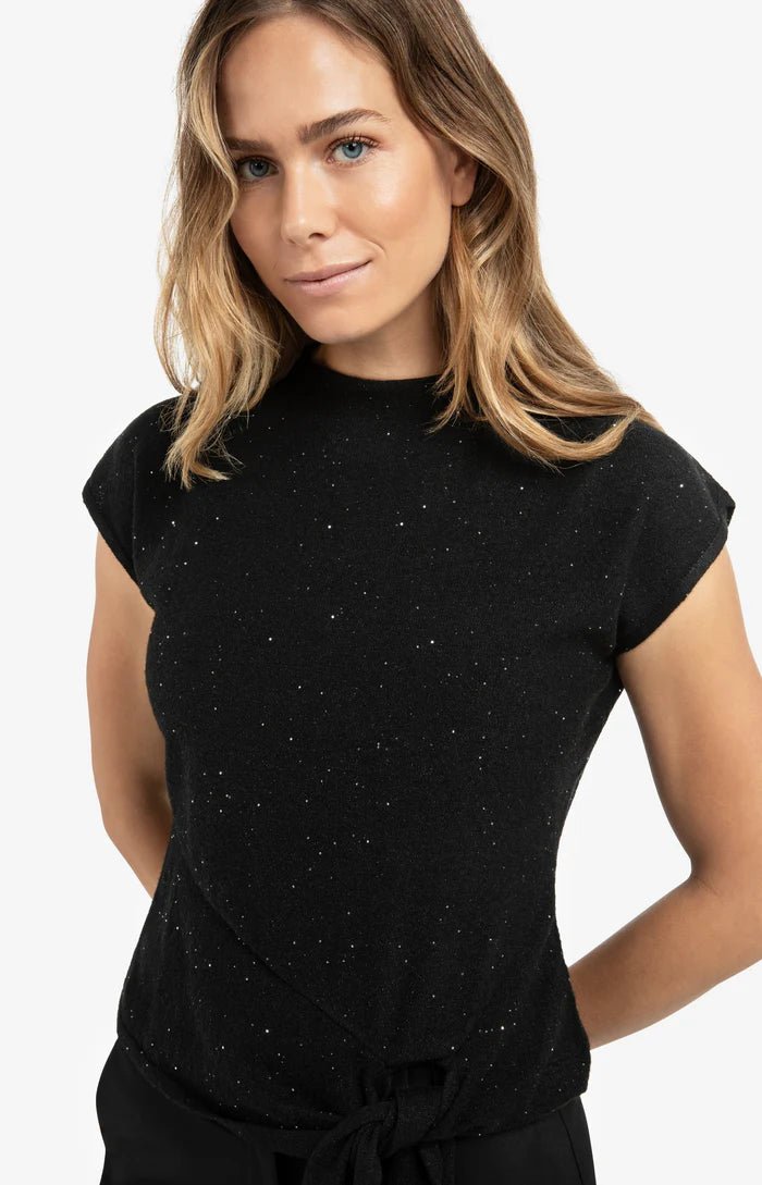 picture of Yaya Sleeveless Sweater with Knot Detail & Sequins - Number Two - womens - fashion - clothing - Yaya 5