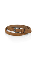 picture of Yaya Suede Belt with Metal Buckle - Tan Brown - Number Two - womens - fashion - accessories - Yaya 1