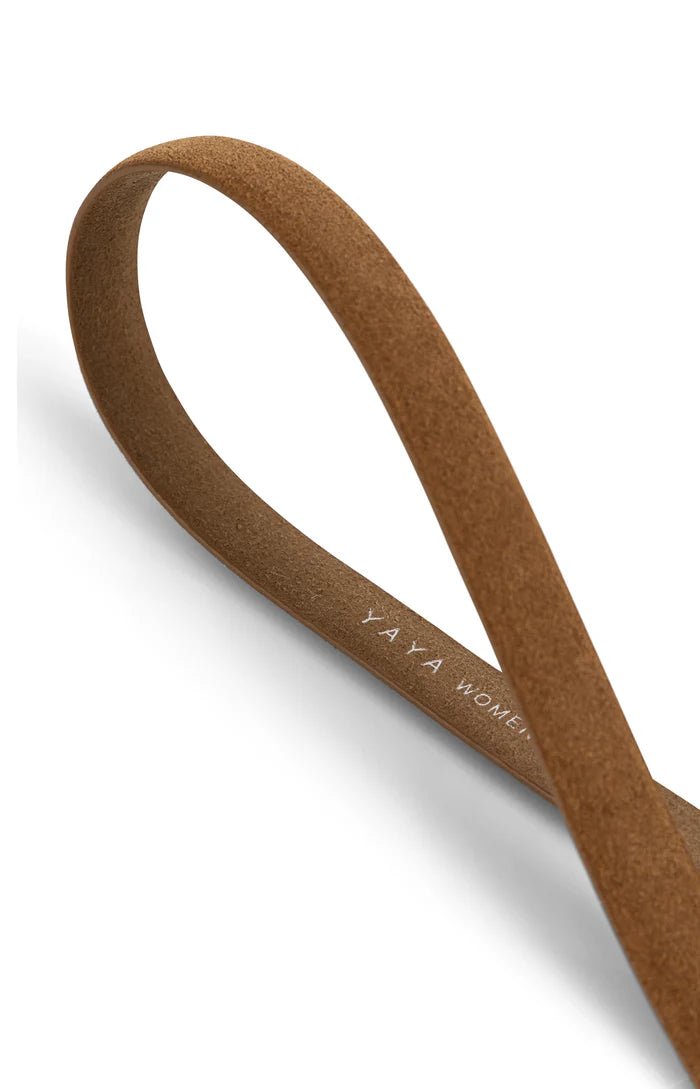 picture of Yaya Suede Belt with Metal Buckle - Tan Brown - Number Two - womens - fashion - accessories - Yaya 3