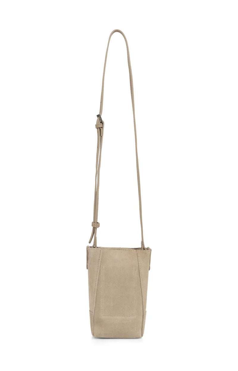 picture of Yaya Suede Phone Bag - Sandstone Beige - Number Two - womens - fashion - accessories - Yaya 2