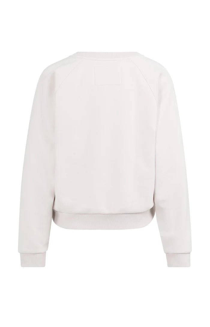 picture of Yaya V Neck Sweater with V Neck & Ribbed Trims - Grey Lilac - Number Two - womens - fashion - clothing - Yaya 7