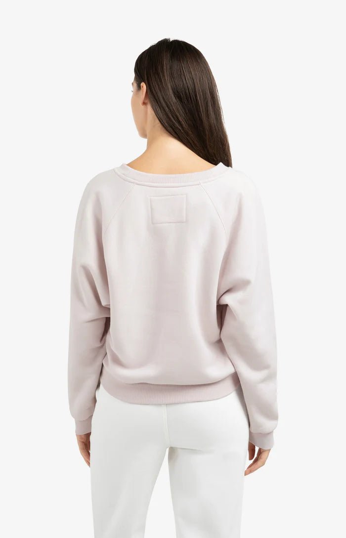 picture of Yaya V Neck Sweater with V Neck & Ribbed Trims - Grey Lilac - Number Two - womens - fashion - clothing - Yaya 4