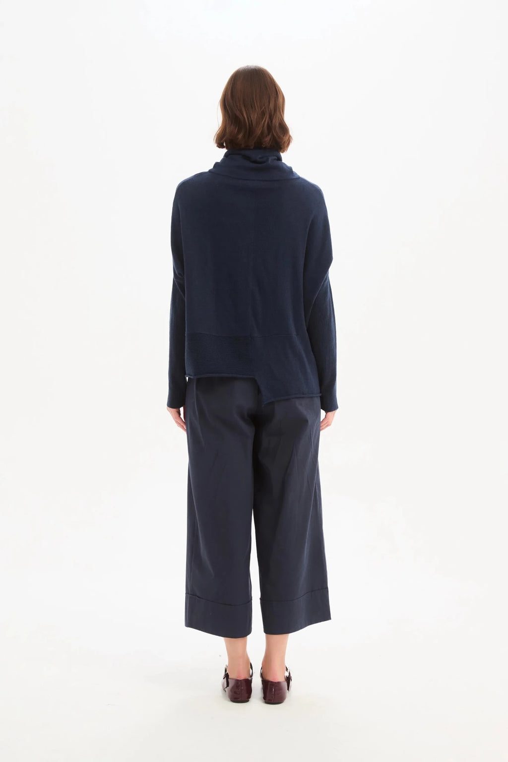 picture of Tirelli Roll Hem Pocket Knit - Navy - Number Two - womens - fashion - clothing - Tirelli 3