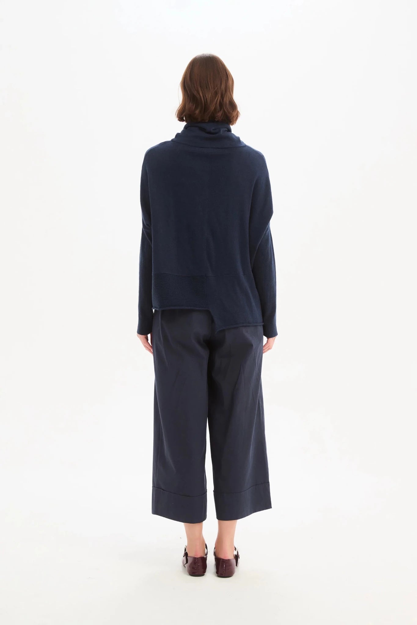 picture of Tirelli Roll Hem Pocket Knit - Navy - Number Two - womens - fashion - clothing - Tirelli 3