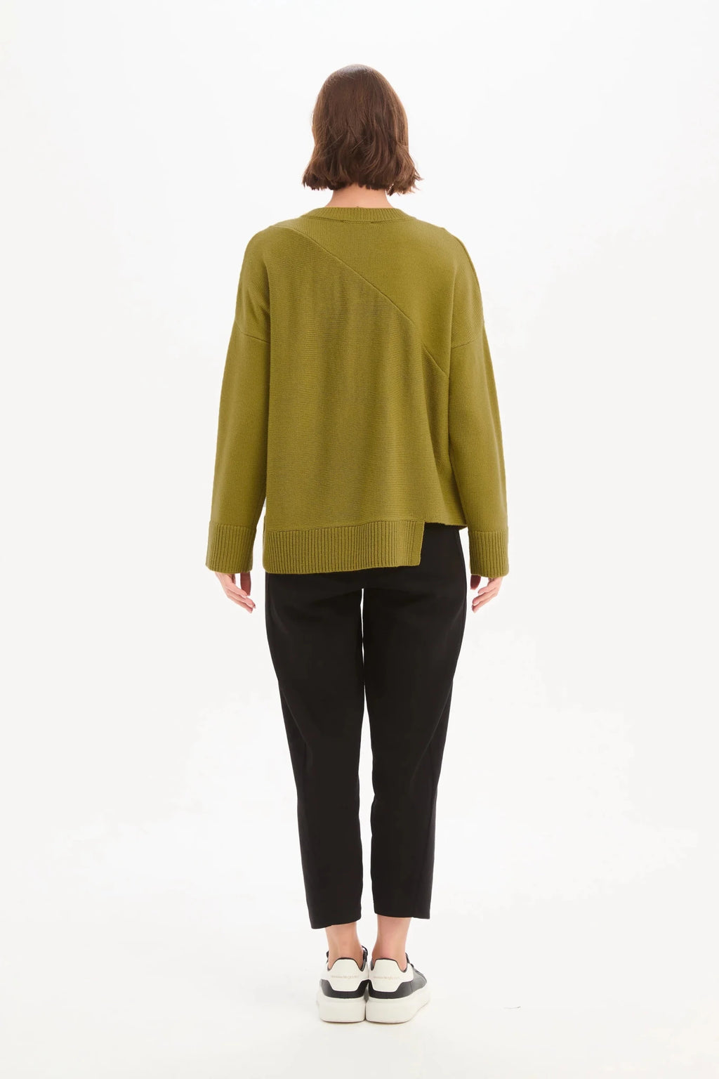 picture of Tirelli Textured Cuff Knit - Chartreuse - Number Two - womens - fashion - clothing - Tirelli 3