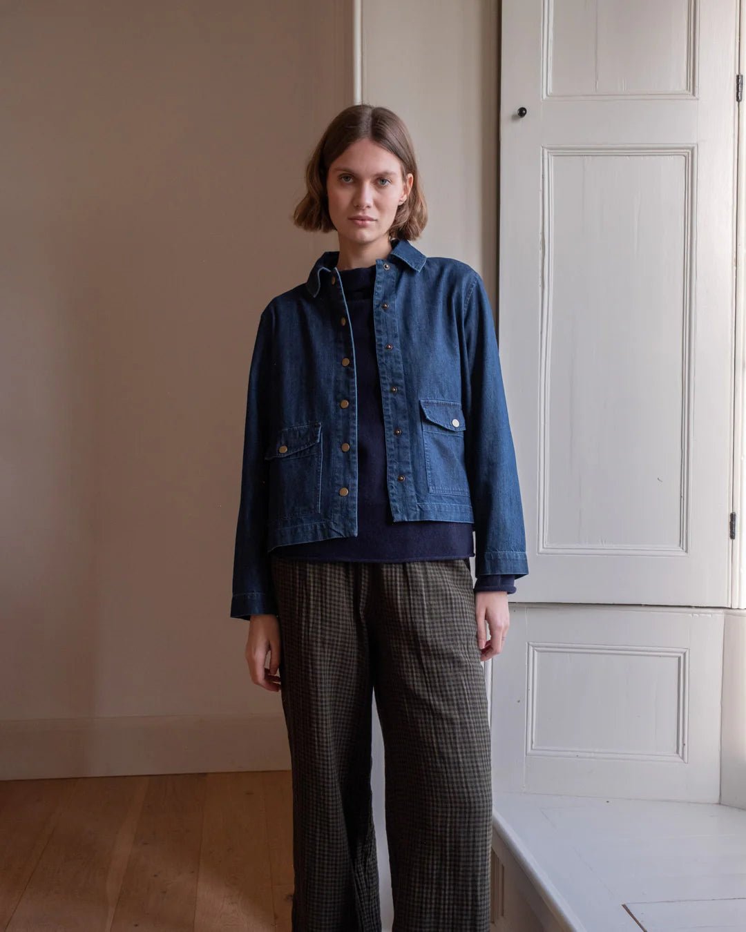 picture of Bibico Maya Relaxed Jacket - 9oz Denim - Number Two - womens - fashion - clothing - Bibico 4