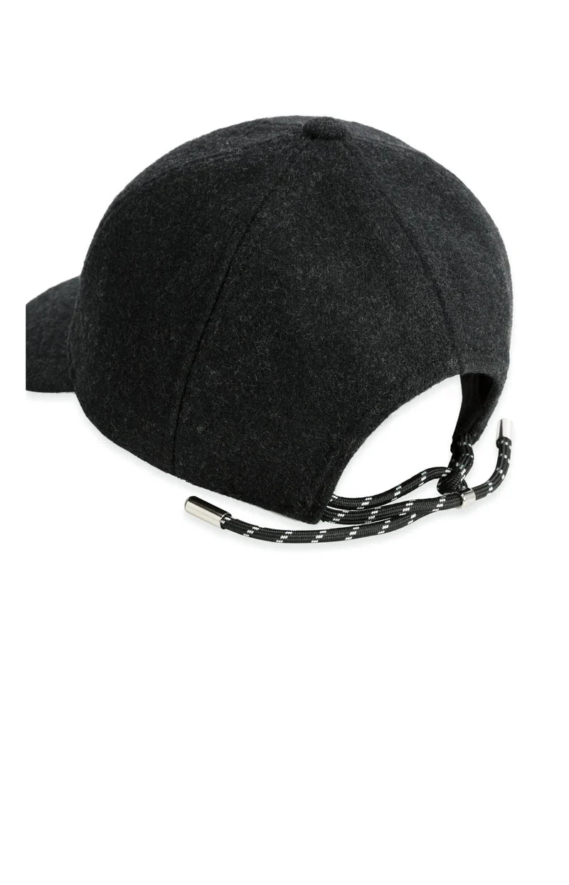 picture of Yaya Wool Cap with Adjustable Strings- Hole Black - Number Two - womens - fashion - accessories - Yaya 5