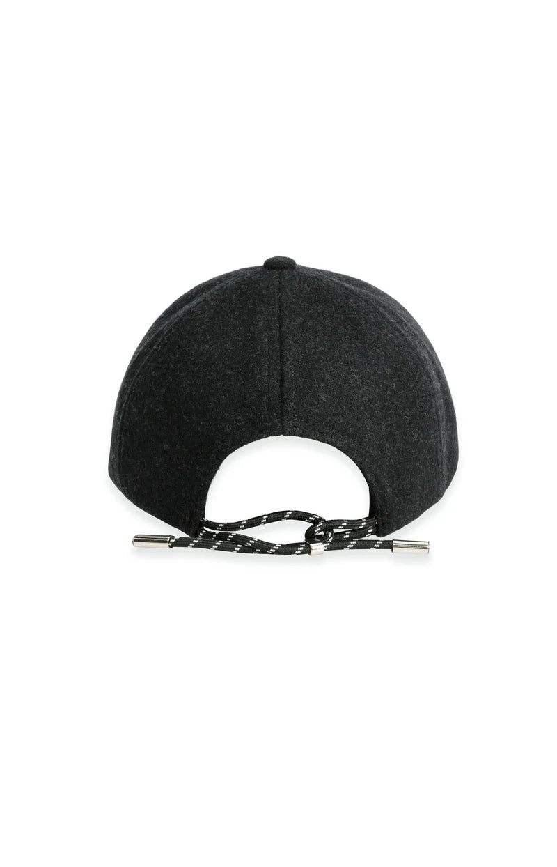 picture of Yaya Wool Cap with Adjustable Strings- Hole Black - Number Two - womens - fashion - accessories - Yaya 4