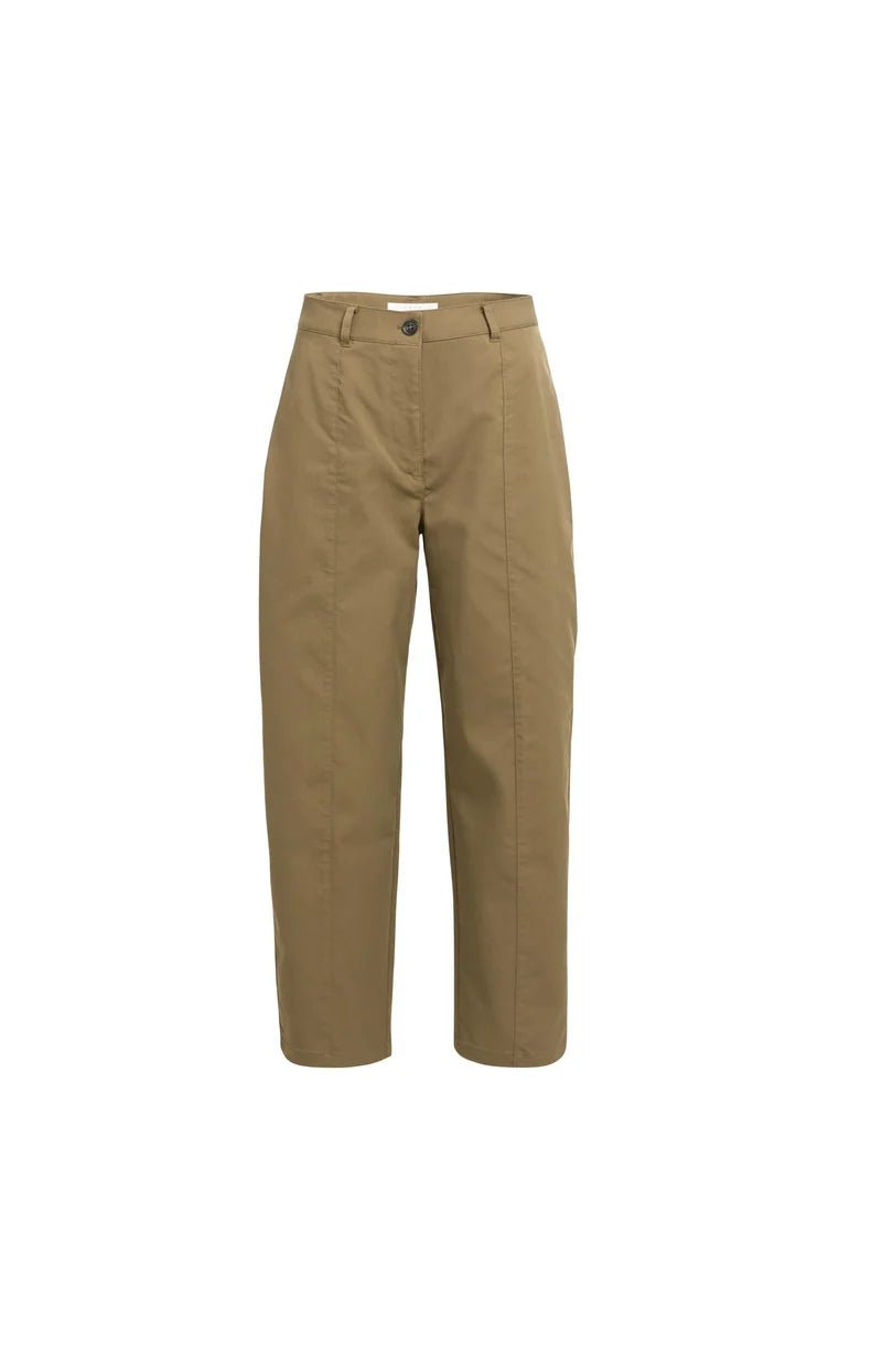 picture of Yaya Barrel Trousers - Teak Brown - Number Two - womens - fashion - clothing - Yaya 6